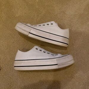 White Low-Top Converse